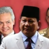 Tiga capres di Pemilu 2024