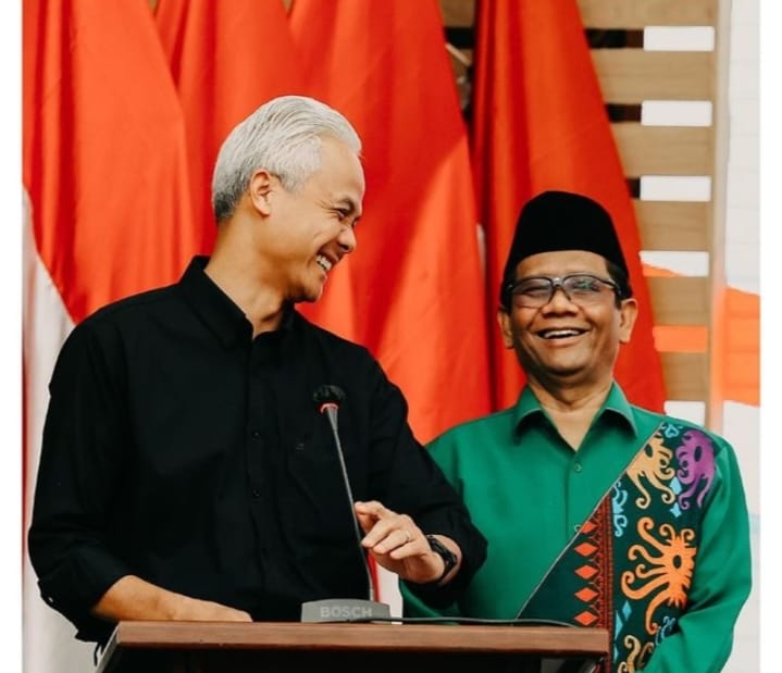 Ganjar Pranowo Gandeng Mahfud MD Jadi Calon Wakil Presiden