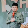 TEGAS: KH Sa'dulloh, ulama Kabupaten Sumedang saat berbincang dengan sumeks, baru-baru ini.