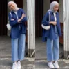 OOTD Hijab Baju Biru Dongker