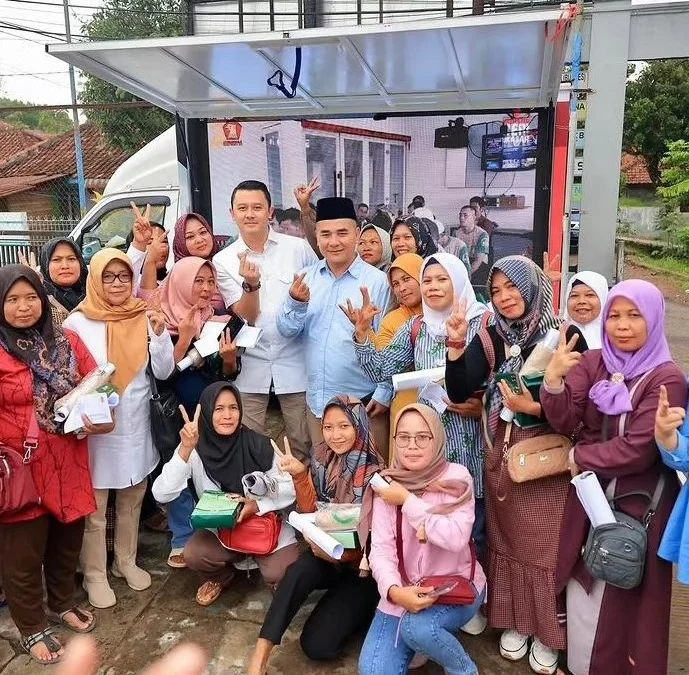 DPC Partai Gerindra Kabupaten Sumedang Sosialisasikan Program Prabowo-Gibran