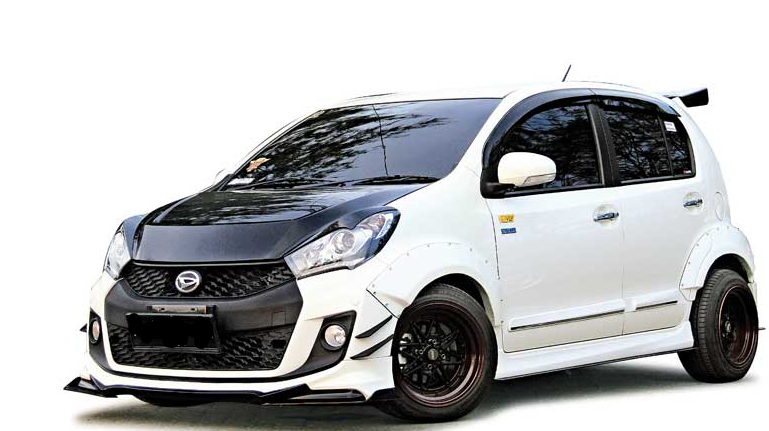 Modifikasi Daihatsu Sirion Body Kit Custom, Kece Abis Siap Nongkrong