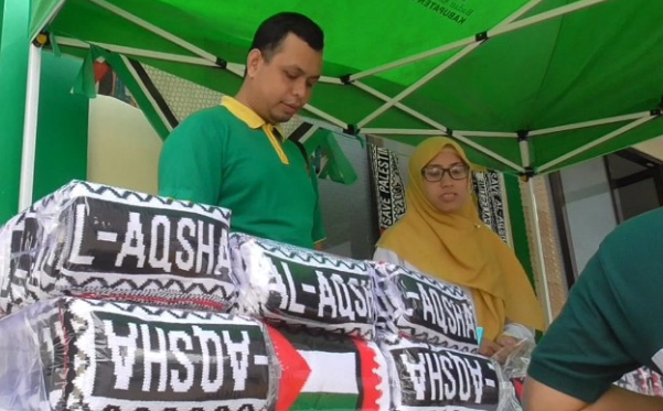 Membuka Gerai Belanja Sambil Berdonasi: Bentuk Solidaritas Palestina di Kabupaten Sumedang