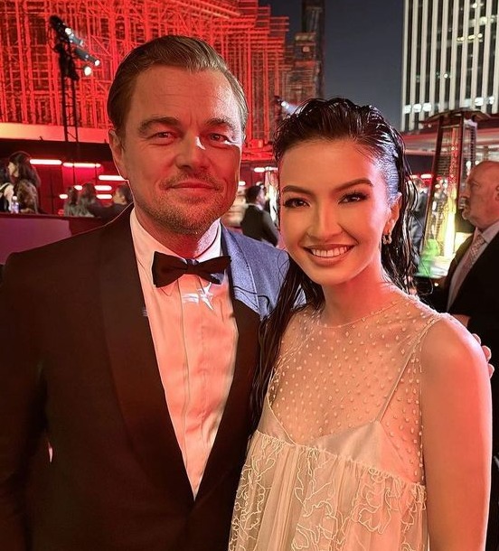 Heboh Raline Shah dirangkul Leonardo DiCaprio