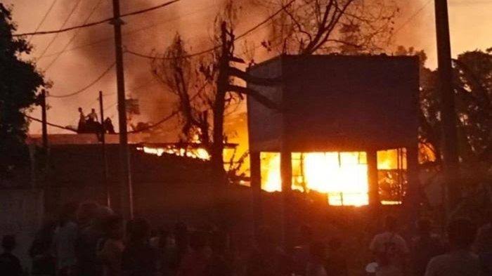 Kebakaran Rumah Permanen di Pamulihan, Sumedang