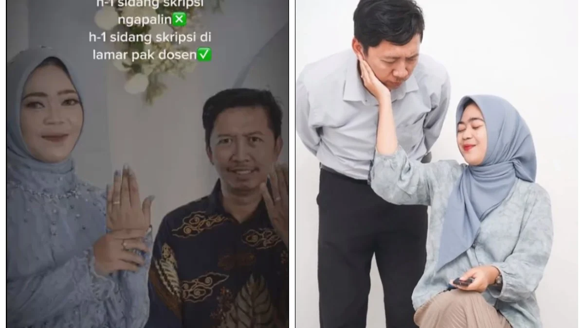 Mahasiswi di Sumedang Dilamar Dosen Sehari Sebelum Sidang, Viral di Media Sosial