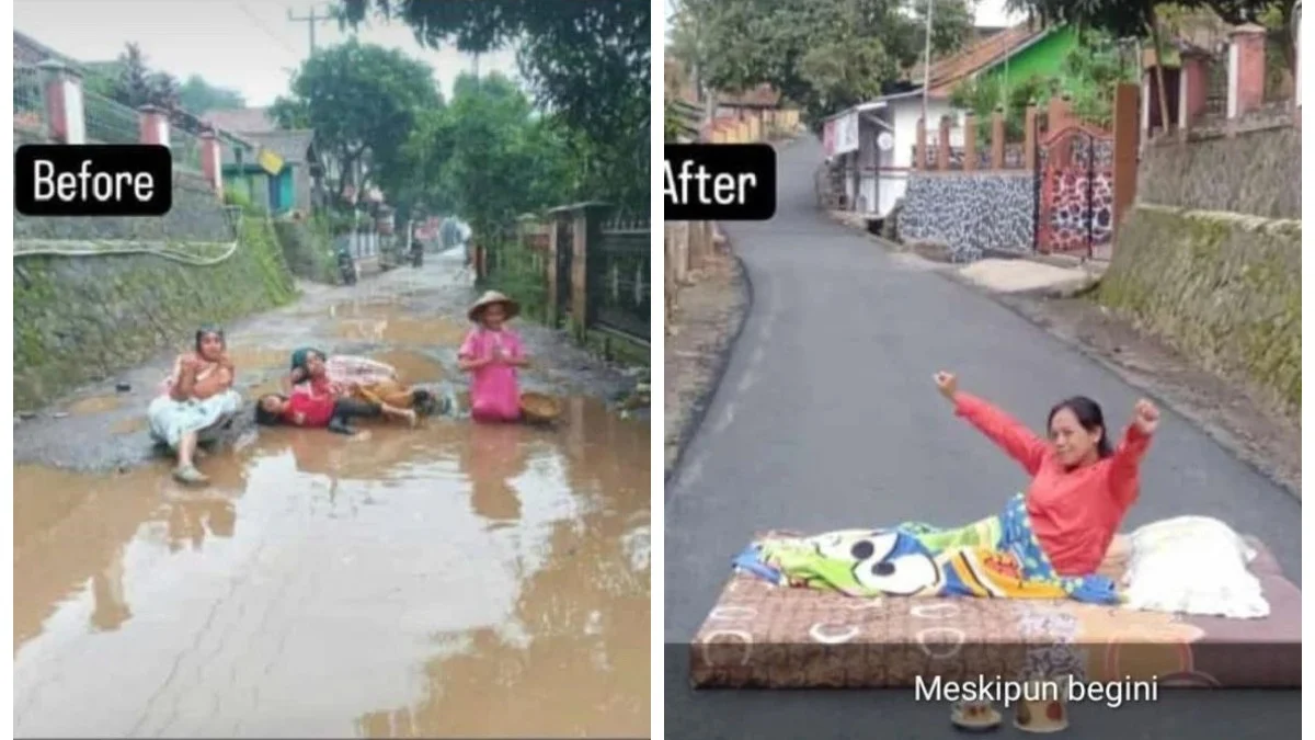 Dony Posting Jalan Sabagi-Rancakalong, Netizen : Masih Seer Bapak nu Awon mah, Duka Danana Nyangsang di Mana