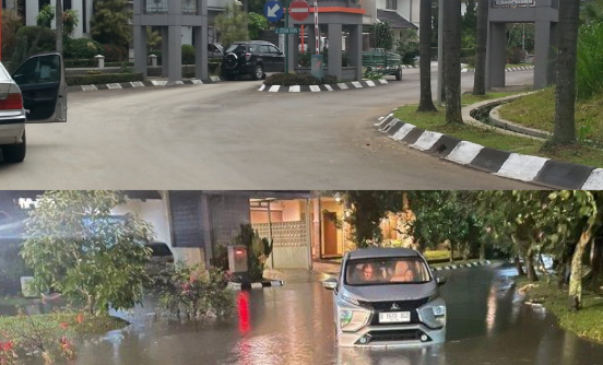 Kompleks Elite Terendam Banjir, Gorong-gorong Dikritik sebagai Sumber Masalah