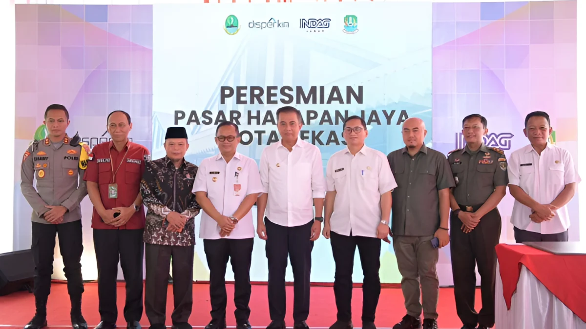 Penjabat Gubernur Jawa Barat Resmikan Pasar Harapan Jaya Bekasi Suasana Baru yang Membahagiakan!