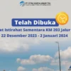 Rest Area Kilometer 203 Tol Cisumdawu Dibuka Demi Kenyamanan Liburan Nataru 2023-2024