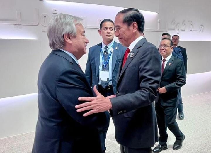 Presiden Joko Widodo Bahas Konflik Israel-Palestina dengan Sekjen PBB Antonio Guterres