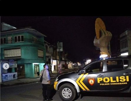 Polsek Conggeang Giat Patroli Malam Guna Mencegah Gangguan Kamtibmas