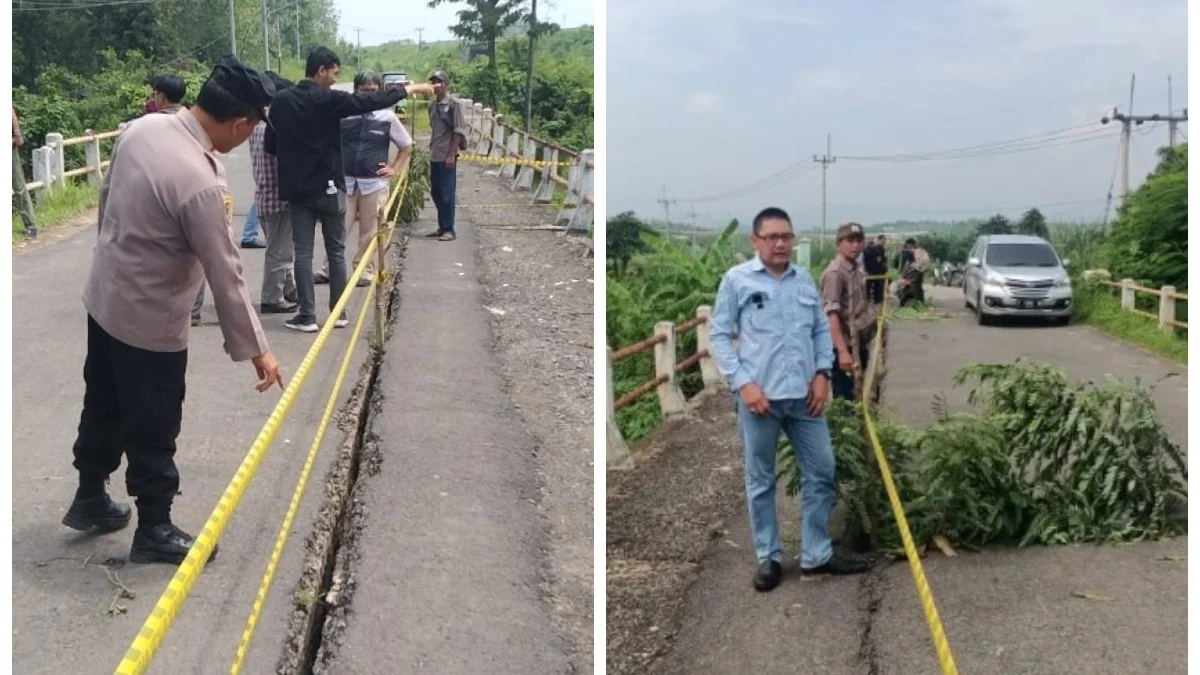 Mulai Sekarang Kendaraan Berat Tidak Bisa Lewat ke Jembatan di Sumedang Ini