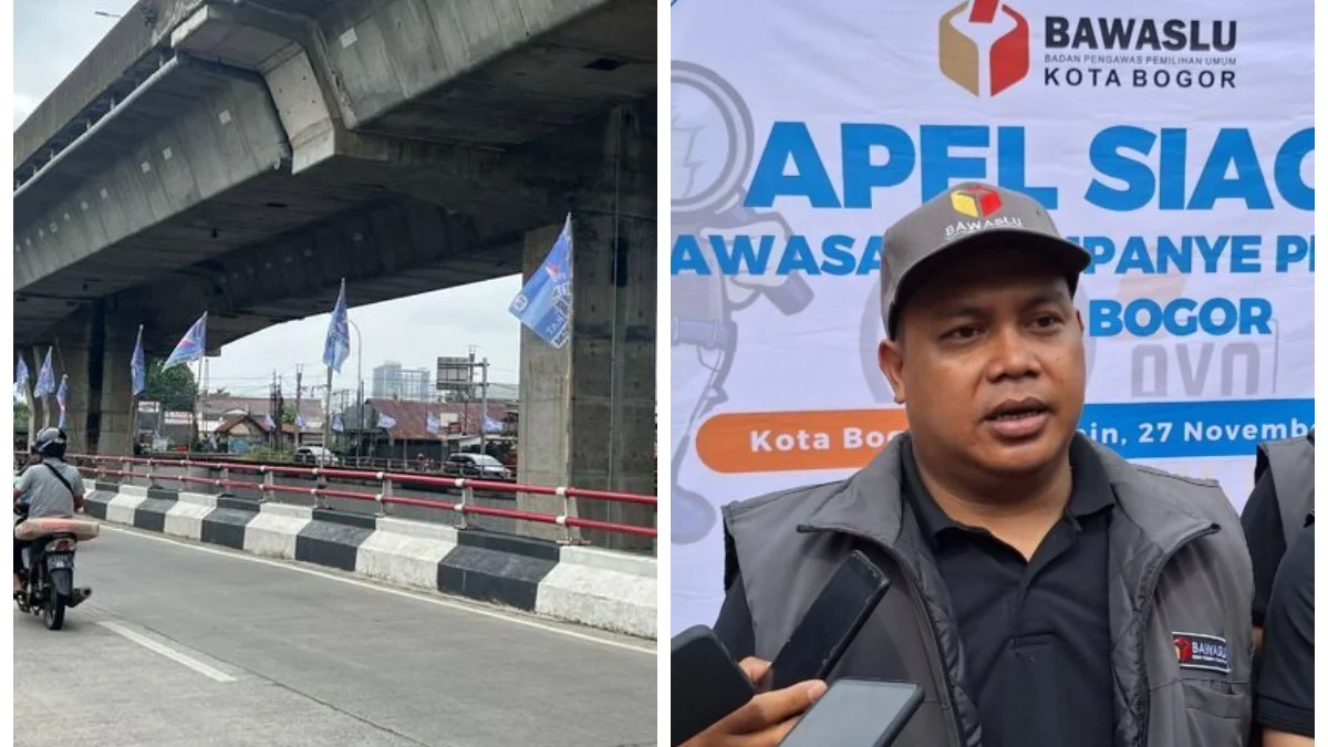 Baru Ditertibkan, Bendera Partai Sudah Terpasang Lagi