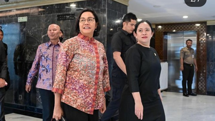 Bahas Soal Pergantian Anggota Dewas LPI, Sri Mulyani Pamer Foto Bareng Puan