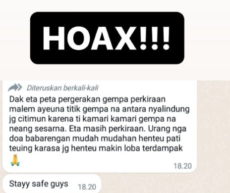 Breaking News Hoax Gempa Susulan di Citimun Sumedang Terbantahkan! Cek Fakta Sebenarnya di Sini, Guys!