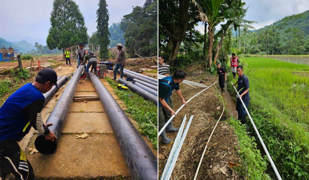 Kolaborasi Tanggap Darurat: Memulihkan Air Bersih Pasca Longsor di Kampung Cipondok, Subang