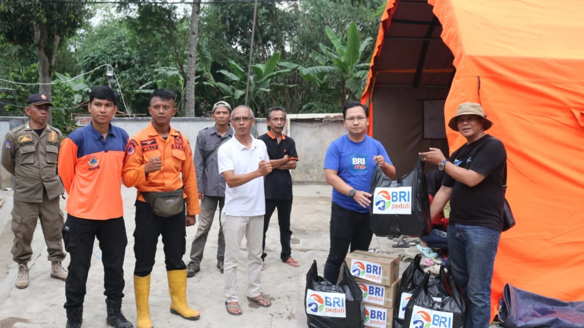 BRI Sumedang Sigap Bantu Korban Gempa Bumi