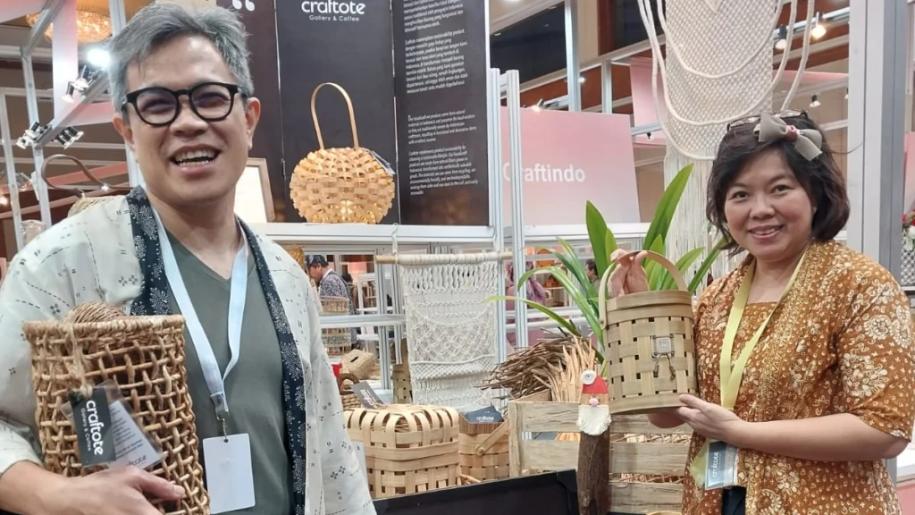 Produk Anyaman Dapatkan Peluang Business Matching Di UMKM EXPO(RT) BRILIANPRENEUR 2023