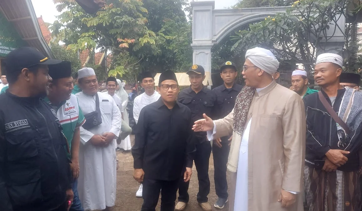 kampanye di Pondok Pesantren Internasional Asy-Syifaa Wal Mahmudiyyah, Pamulihan Sumedang, Jawa Barat, pada Rabu (3/1).