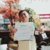 BERBAKAT: Kenzie Bintang Bima Dipradja, siswa SDN Haurngombong saat raih prestasi juara 4 dalam Olimpiade Prisma Nasional, baru-baru ini.