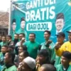 DPC PPP Sumedang Berikan Layanan Ganti Oli Gratis untuk Pengemudi Ojek Online dalam Rangka HUT ke-51