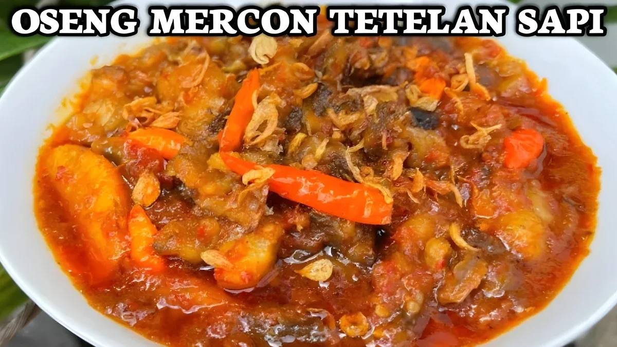 Resep Oseng Mercon Tetelan, Menu Pedas Nan Menggugah Selera