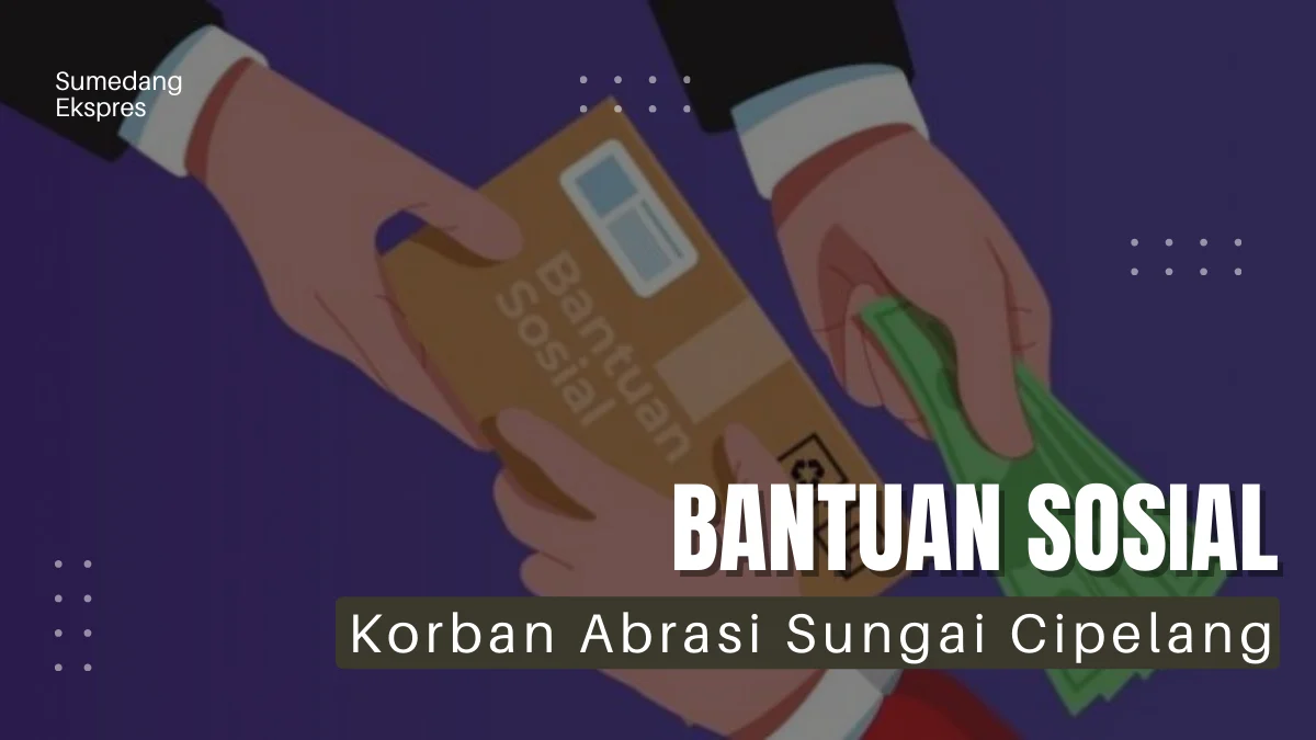 Forkopimcam Ujungjaya Salurkan Bantuan Kepada Warga Terdampak Abrasi Sungai Cipelang Forkopimcam Ujungjaya Salurkan Bantuan Kepada Warga Terdampak Abrasi Sungai Cipelang