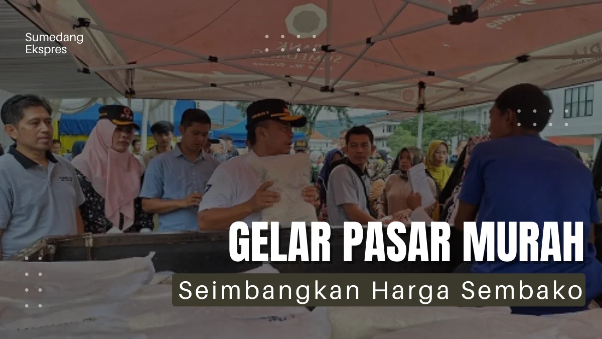 Gelar Pasar Murah untuk Menstabilkan Harga Bahan Pokok Jelang Ramadhan