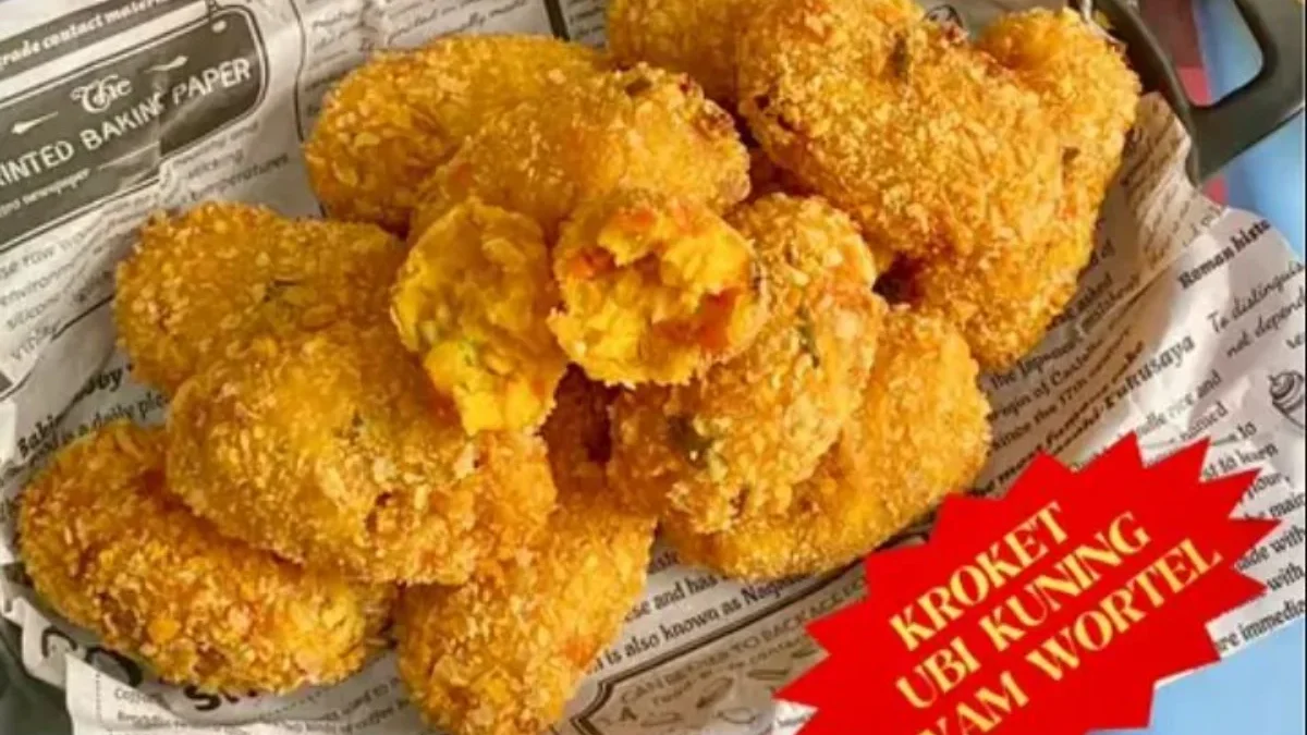 Ide Olahan Kroket Ubi Kuning Ayam Wortel yang Unik dan Menggoda Selera