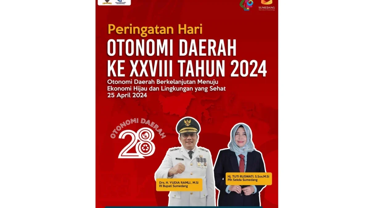 Selamat Memperingati Hari Otonomi Daerah XXVIII Tahun 2024