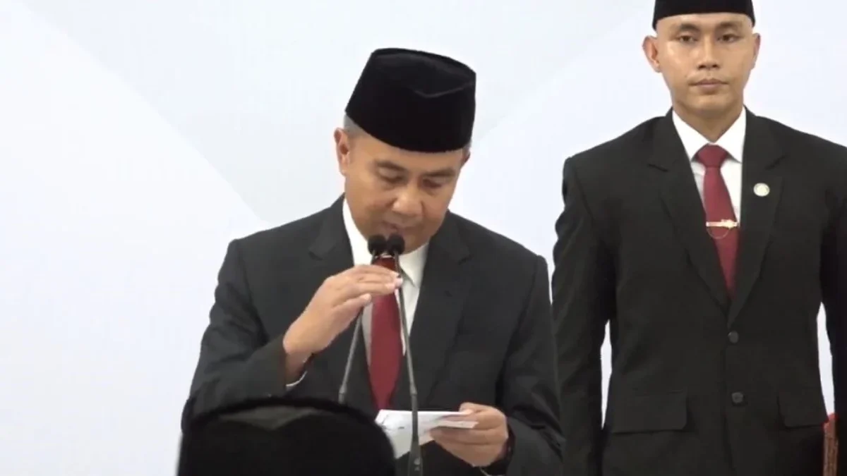 Pesan Pj Gubernur Jabar Bey Machmudin Kepada Sekda Jabar Terpilih Herman Suryatman