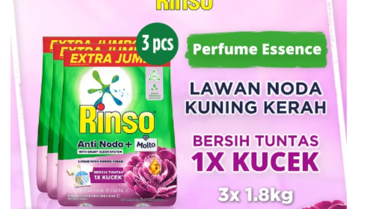 7 Merk Deterjen Anti Luntur yang Tersedia di Minimarket, Tips Mencuci Pakaian Tanpa Takut Luntur