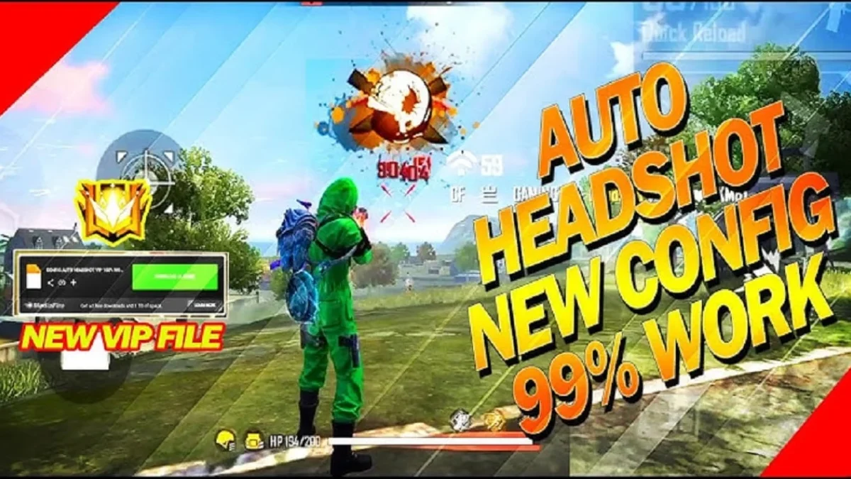 Update! Link Download Config FF skin VIP APK Auto Headshot, Bocil Epep Auto Jadi Pro-Player