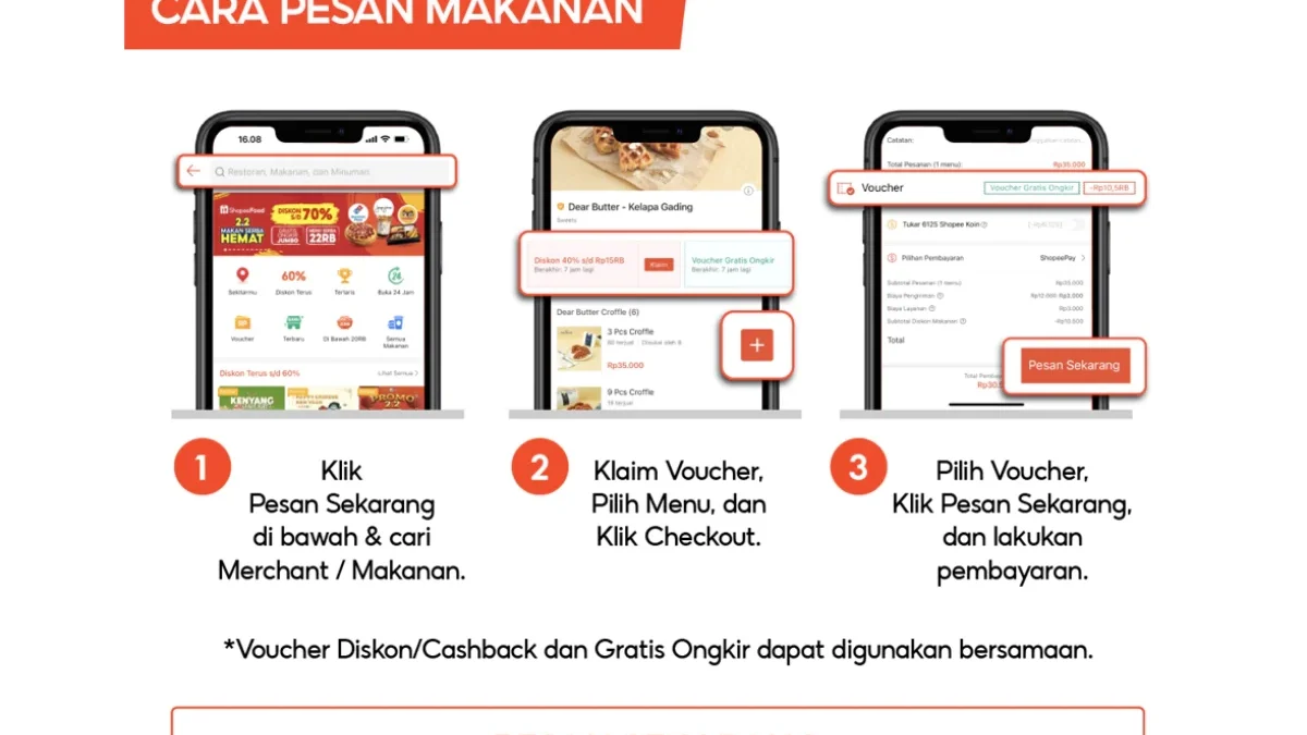 Bagaimana Cara Memesan Makanan di Shoppe? Begini Caranya!