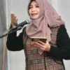 IMBAU: Pelaksana Harian Bupati Sumedang, Hj. Tuti Ruswati, dalam pernyataannya di Gedung Negara, baru-baru ini