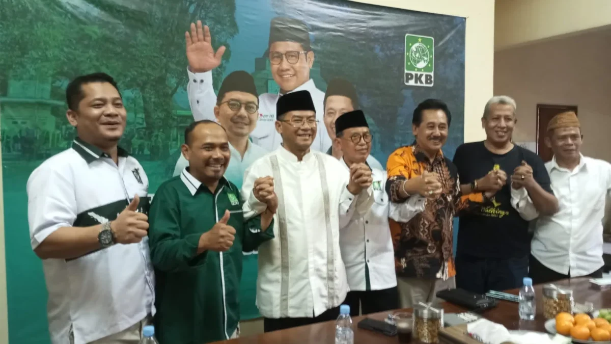 Wakil Bupati Sumedang Periode 2018-2023 Erwan Setiawan menyambangi kantor sekretariat DPC PKB