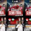 Nonton Bareng (Nobar) Semi Final Piala Asia U-23 Antara Indonesia Melawan Uzbekistan di Polres Sumedang