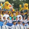 HARDIKNAS: Pemerintah Kabupaten Subang menggelar upacara peringatan Hari Pendidikan Nasional yang diselenggara