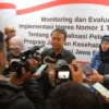 Sekda Jabar Herman Suryatman menghadiri acara  Monitoring dan Evaluasi Implementasi Inpres Nomor 1 Tahun 2022