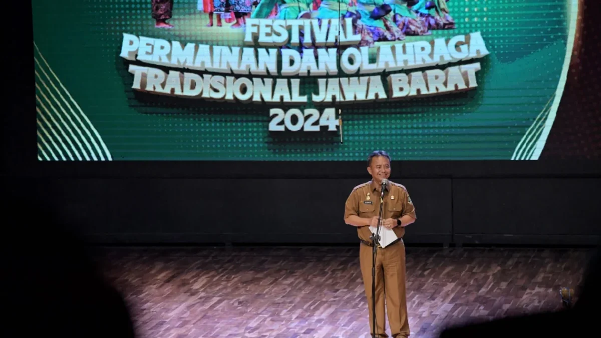 Buka Festival Permainan dan Olahraga Tradisional Jabar 2024, Herman: Asah Intuisi Anak