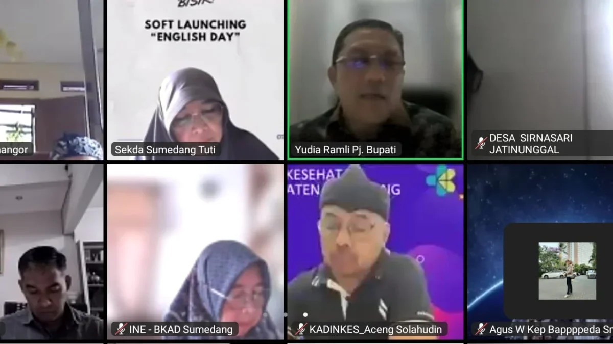 Zoom Meeting Pemerintah Kabupaten Sumedang