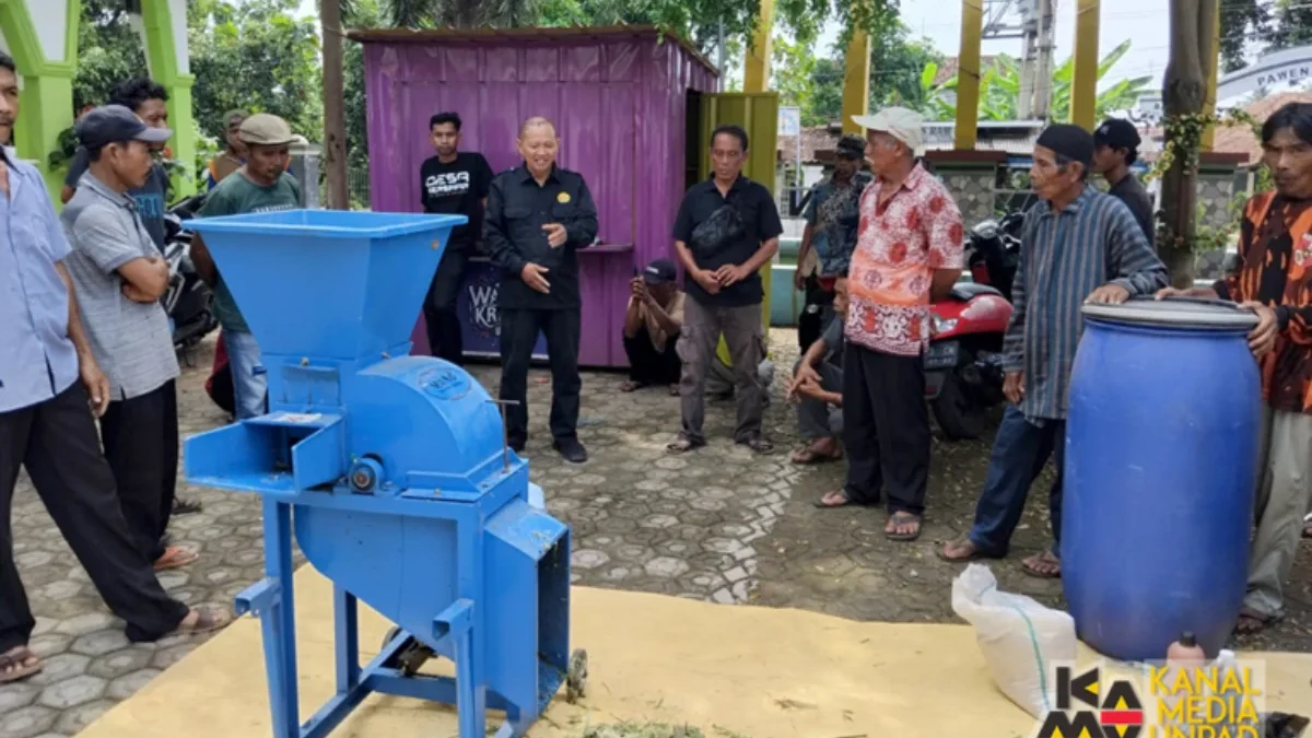 Dosen Fapet Unpad jadi pembicara pada pelatihan untuk masyarakat dan peternak domba di Desa Pawenang, Jatinung