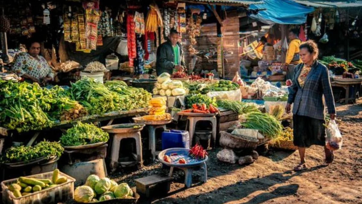 Heboh! Sidak Pasar Tradisional Satgas Pangan Polri Pastikan Harga Tidak Naik