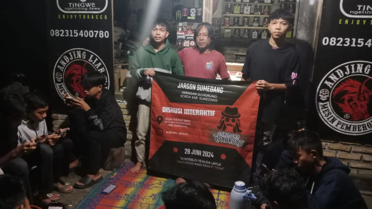 Jaringan Gondrong Korda Sumedang Gelar Acara Diskusi Demokrasi di Buahdua