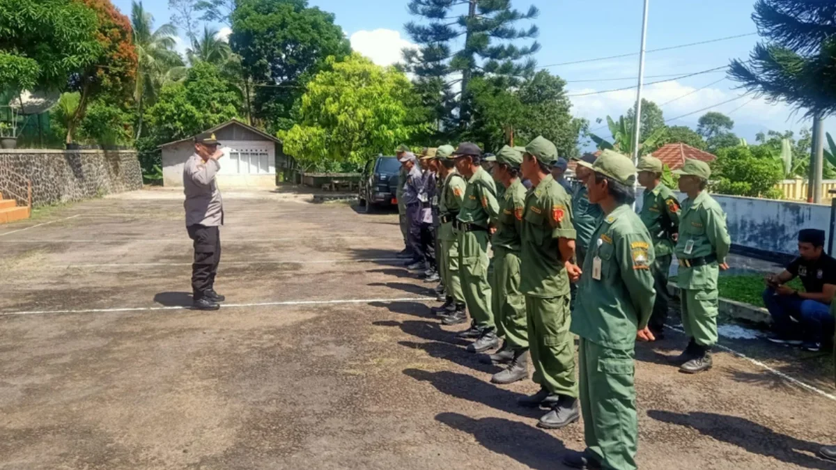 Kegiatan Peningkatan Kapasitas Tenaga Keamanan Desa (LINMAS) tingkat Kec.Tanjungmedar Kab. Sumedang