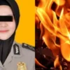 Hasil Visum Luka yang Dialami Oleh Briptu FN, Tersangka Pelaku Bakar Suami Di Mojorkerto