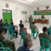 JALIN: Kodim 0610/Sumedang saat kegiatan Komunikasi Sosial dengan aparatur pemerintah di Aula Juang Apet Kodim