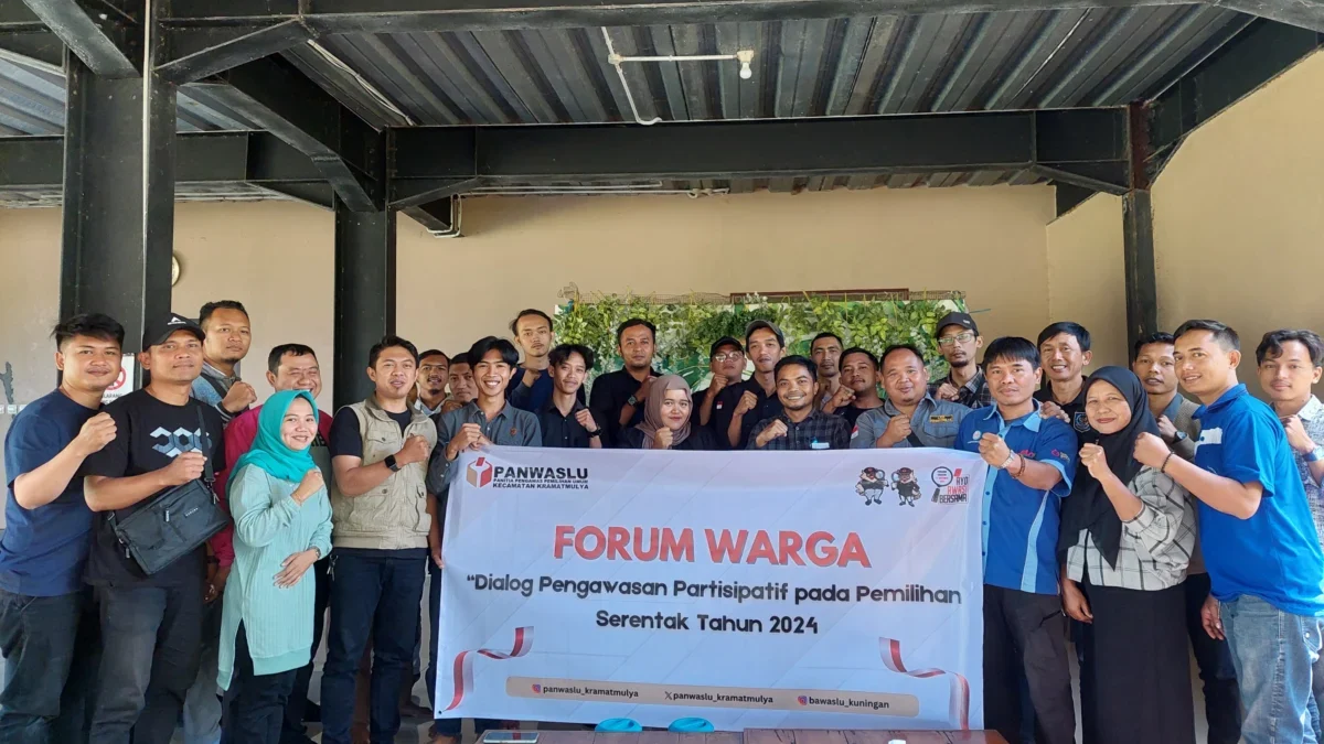 PANWASLU Gelar Forum Warga Kramatmulya: Dialog Pengawasan Partisipatif Sukseskan Pemilu Serentak 2024