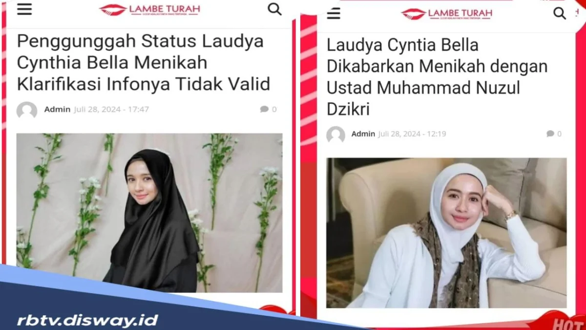 Laudya Cynthia Bella Dikabarkan Menikah dengan Seorang Ustadz--